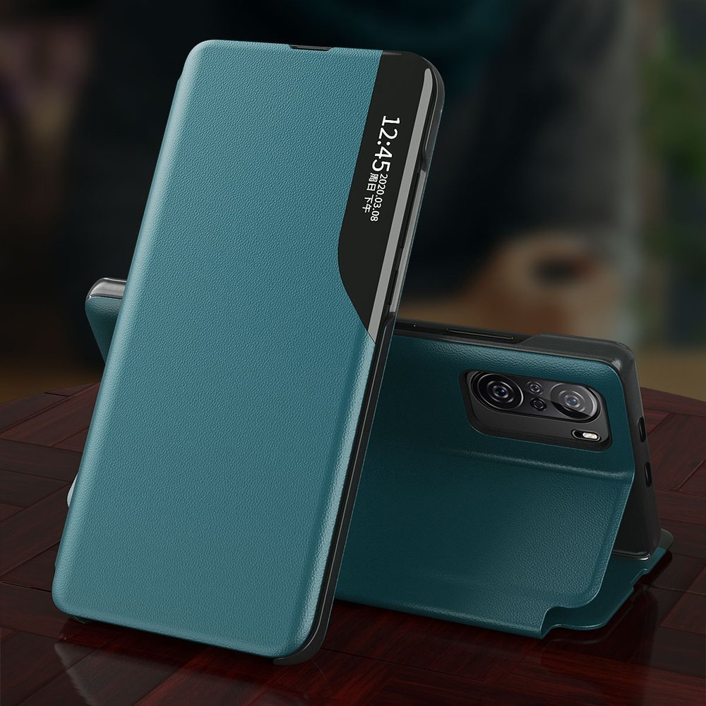 Pokrowiec Smart View Flip Cover czarny Xiaomi Redmi K40 Pro Plus / 6 Pokrowiec Smart View Flip Cover czarny Xiaomi Redmi K40 Pro Plus / 6