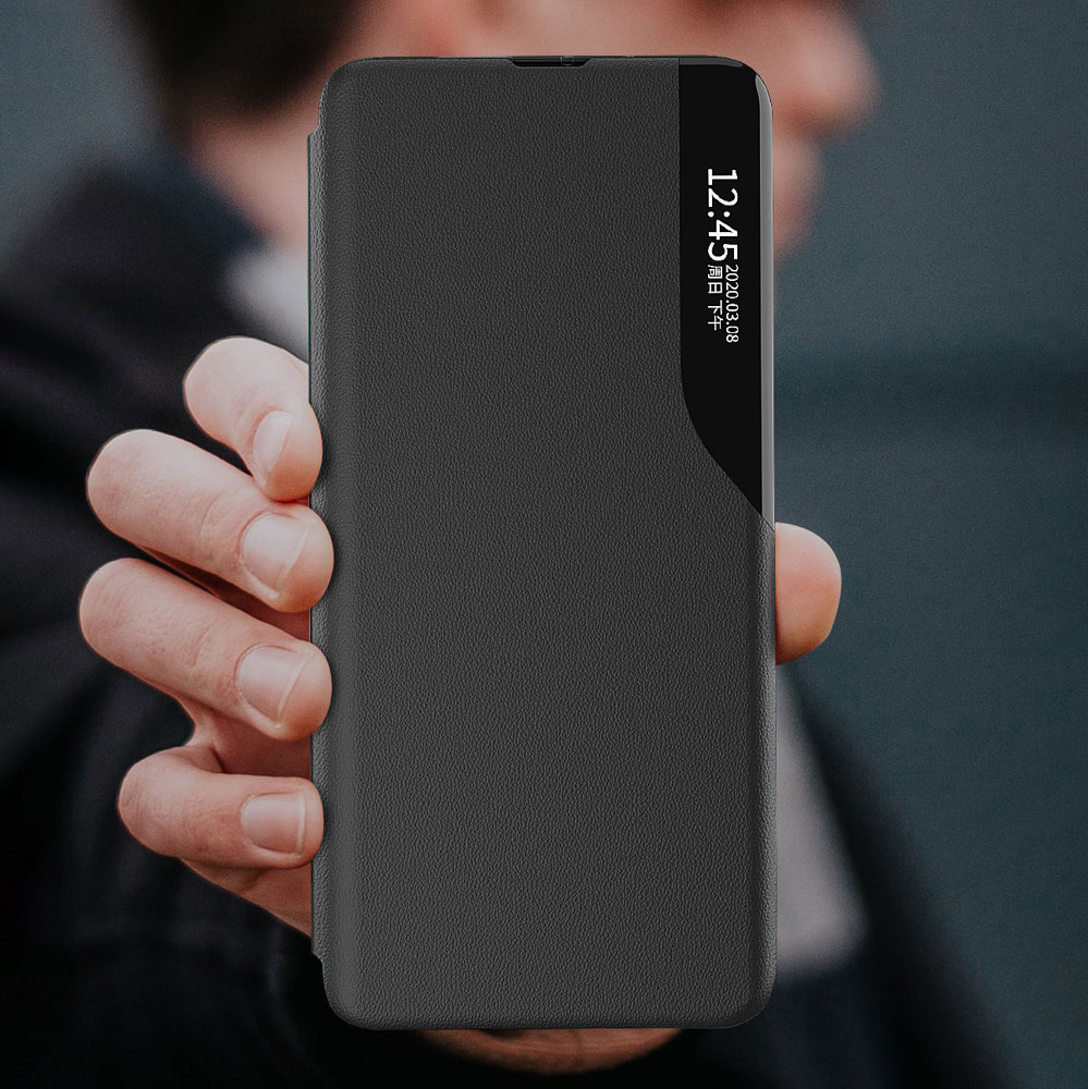 Pokrowiec Smart View Flip Cover czarny Xiaomi Redmi Note 11 / 10