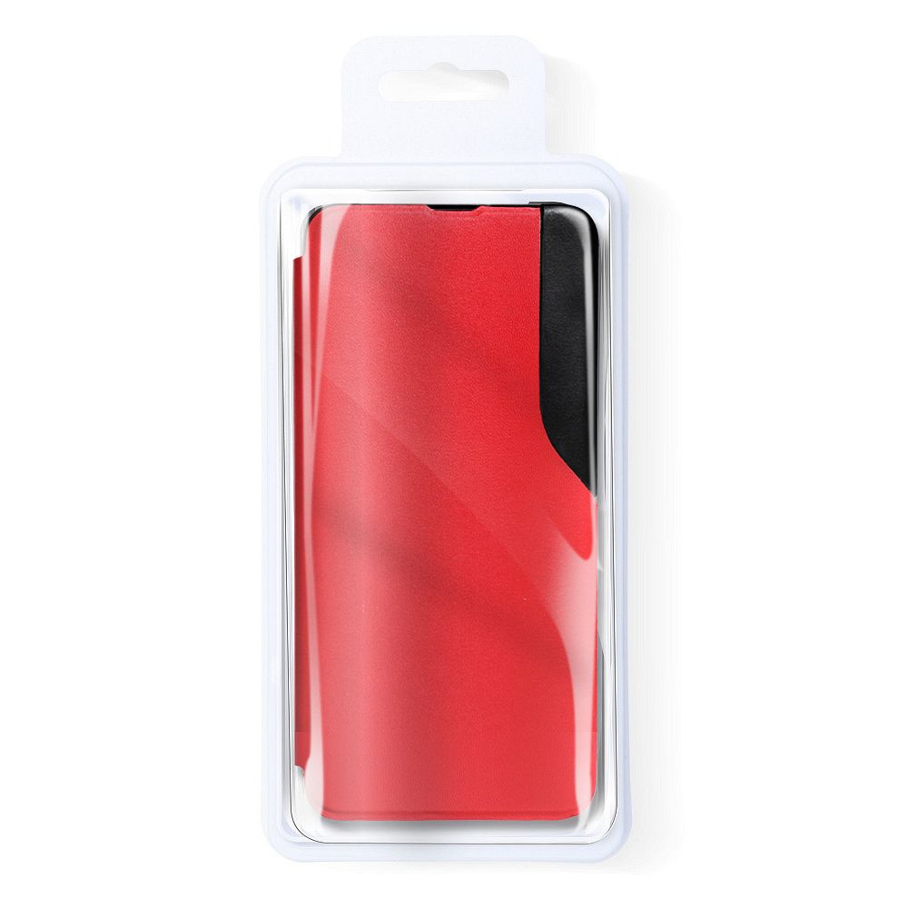 Pokrowiec Smart View Flip Cover czerwony Samsung Galaxy A03 / 5 Pokrowiec Smart View Flip Cover czerwony Samsung Galaxy A03 / 5