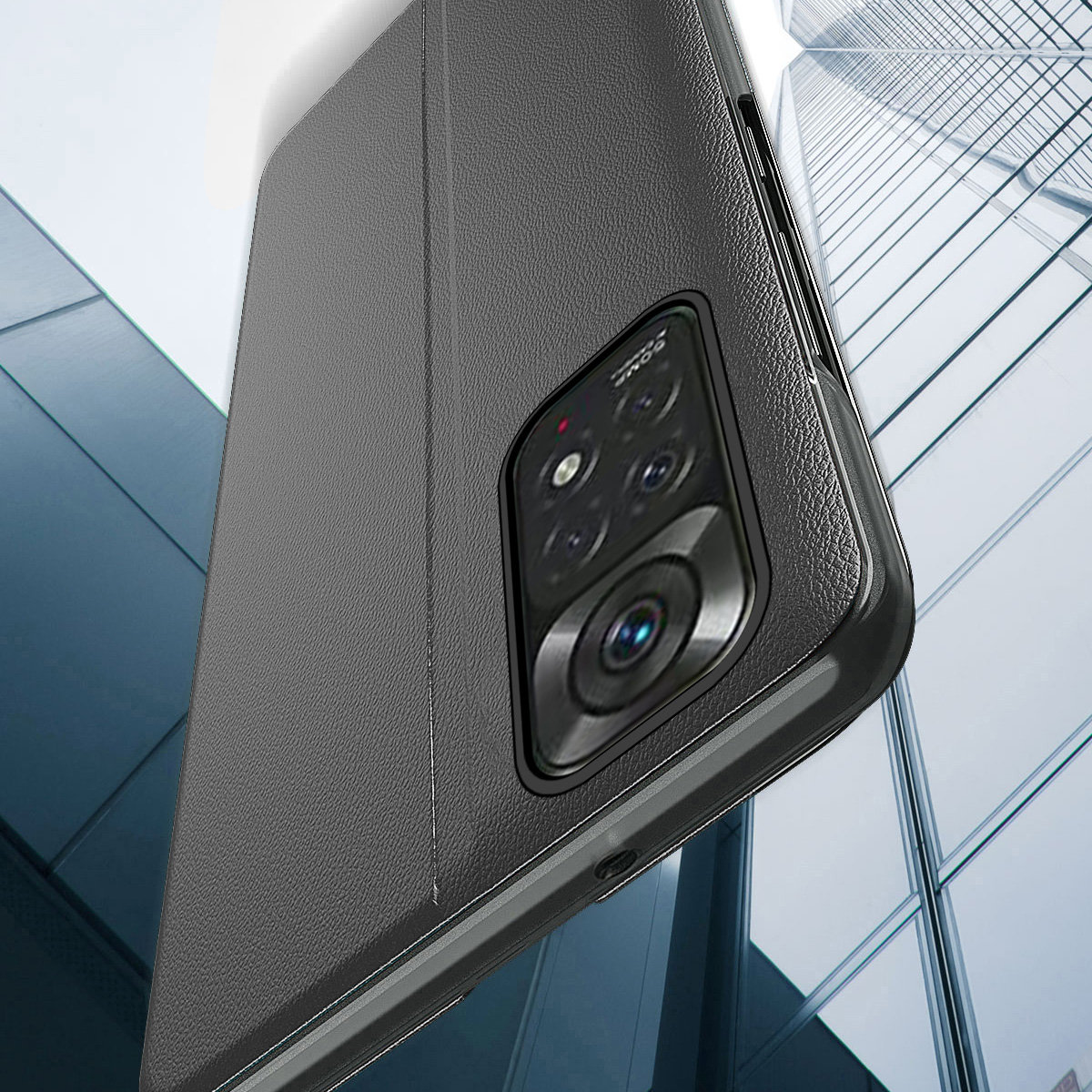 Pokrowiec Smart View Flip Cover czerwony Xiaomi Redmi Note 11 Pro+ 5G / 5