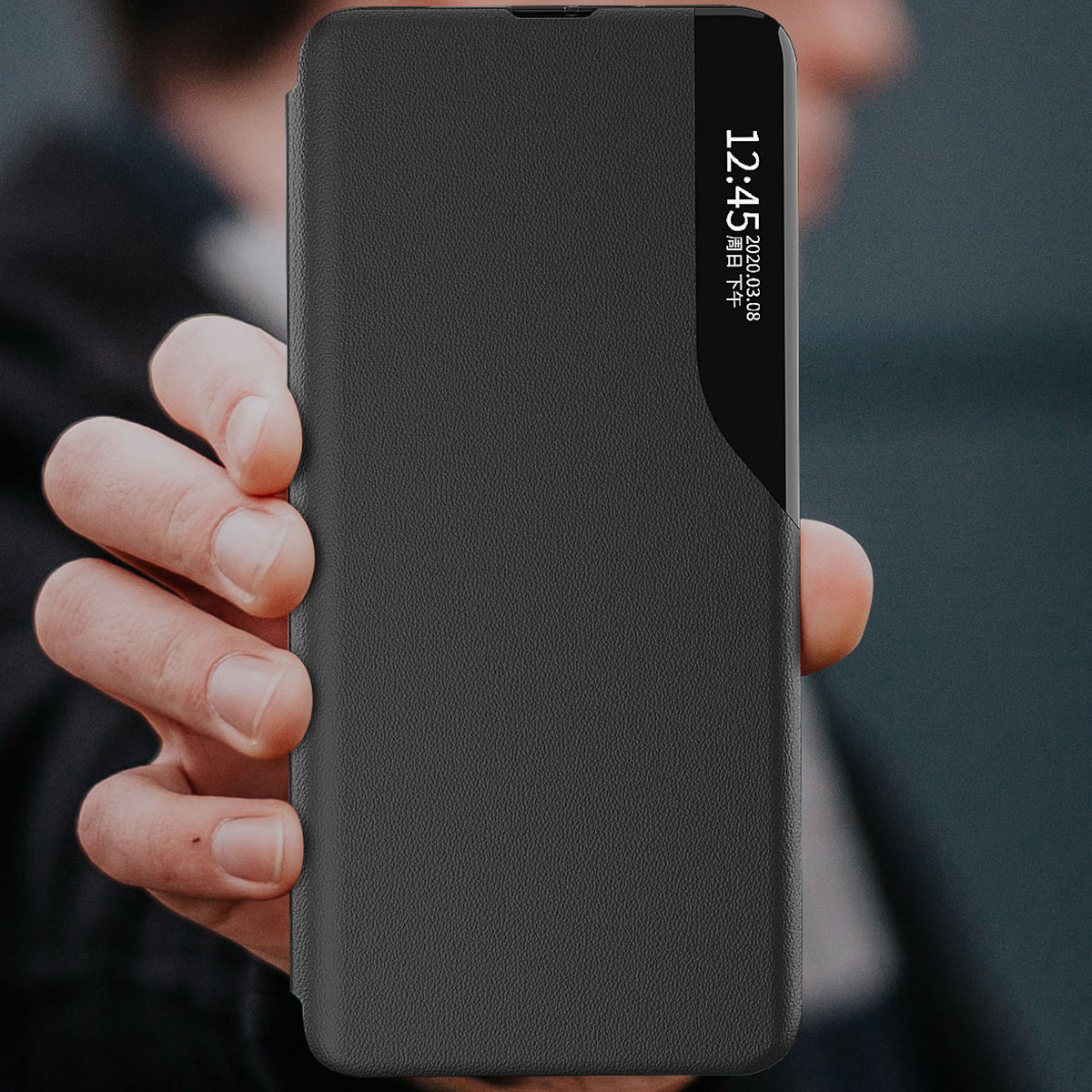 Pokrowiec Smart View Flip Cover niebieski Samsung Galaxy S23 Plus / 11