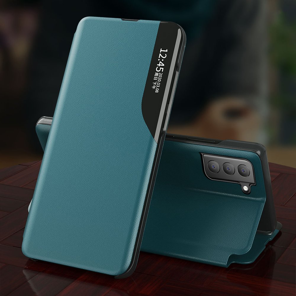Pokrowiec Smart View Flip Cover niebieski Samsung S21 FE / 5