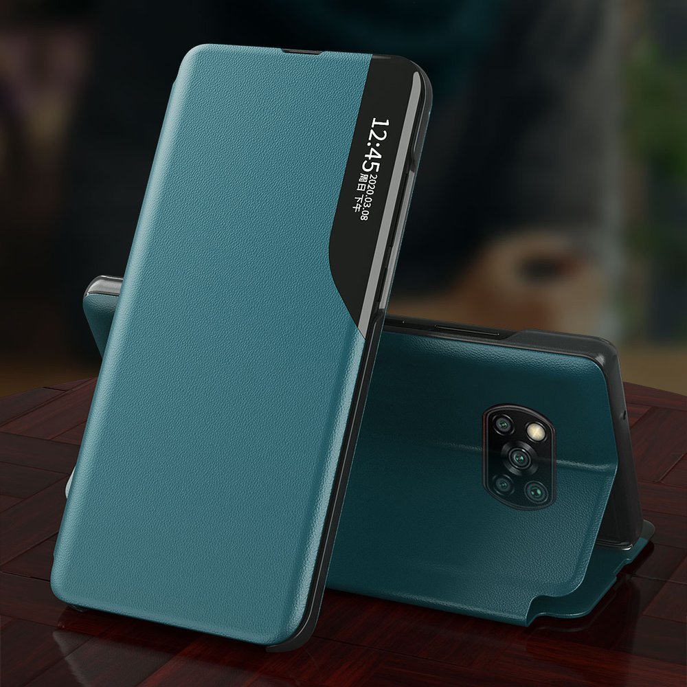 Pokrowiec Smart View Flip Cover niebieski Xiaomi POCO X3 NFC / 5