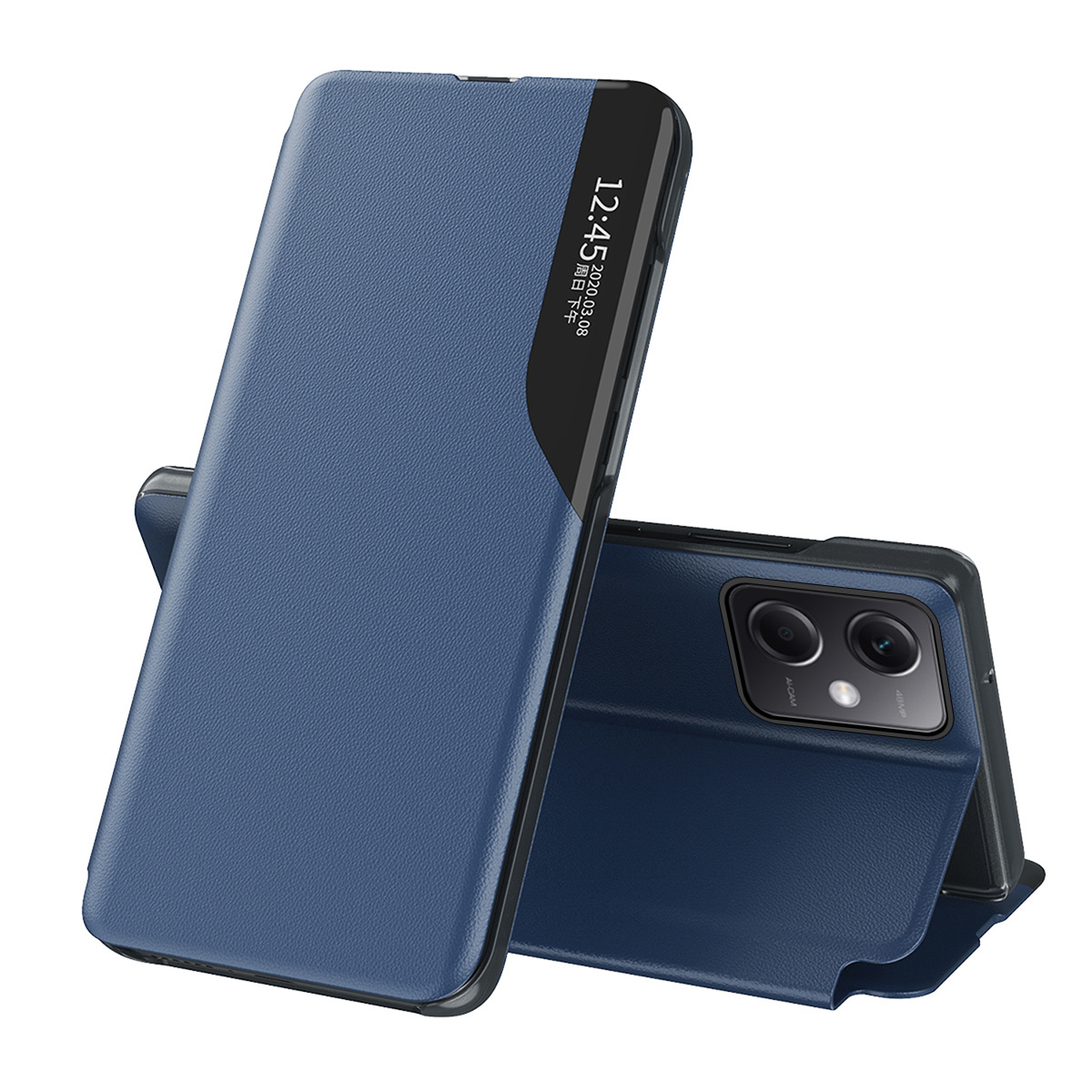 Pokrowiec Smart View Flip Cover niebieski Xiaomi Redmi Note 12 5G Pokrowiec Smart View Flip Cover niebieski Xiaomi Redmi Note 12 5G