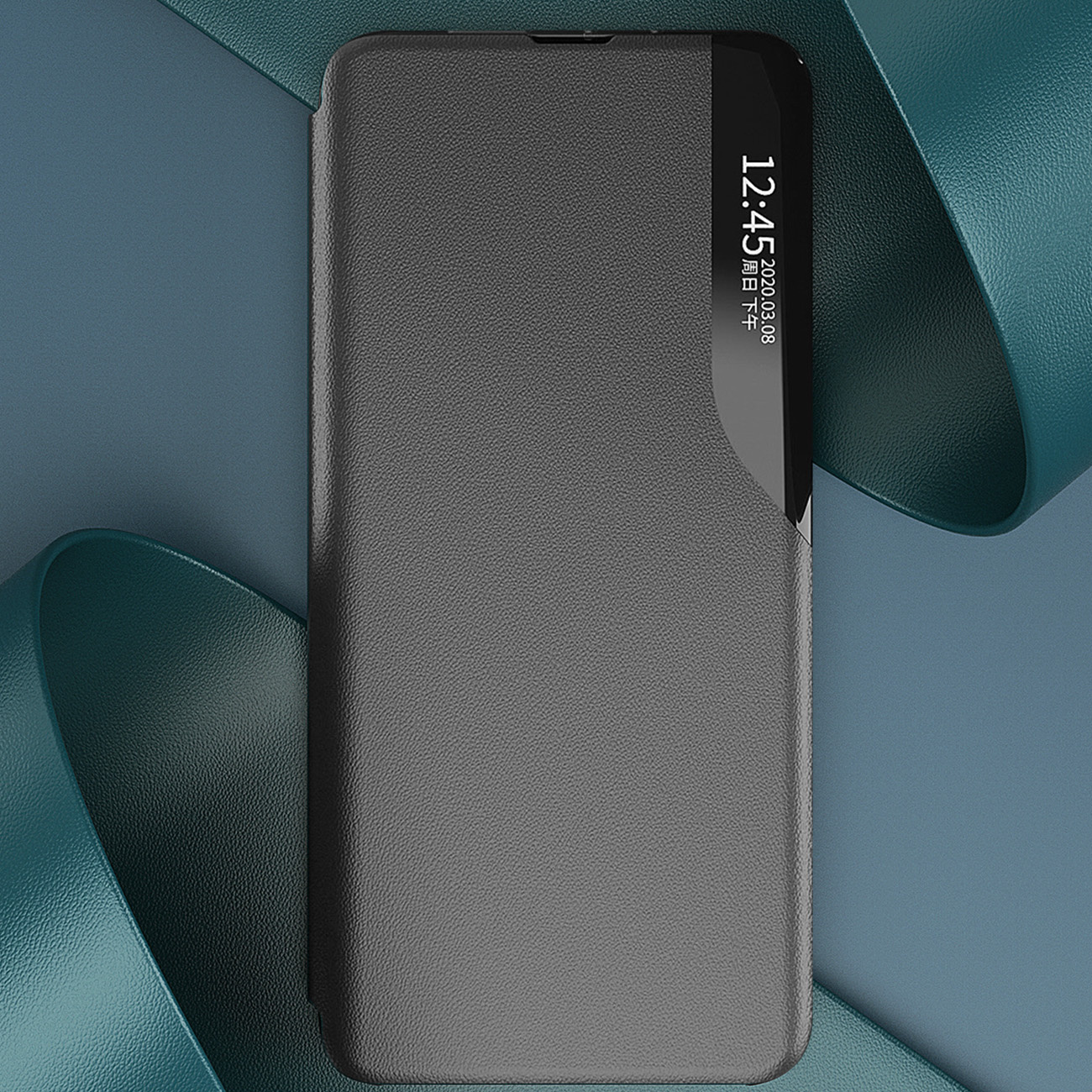 Pokrowiec Smart View Flip Cover niebieski Xiaomi Redmi Note 12 5G / 10 Pokrowiec Smart View Flip Cover niebieski Xiaomi Redmi Note 12 5G / 10