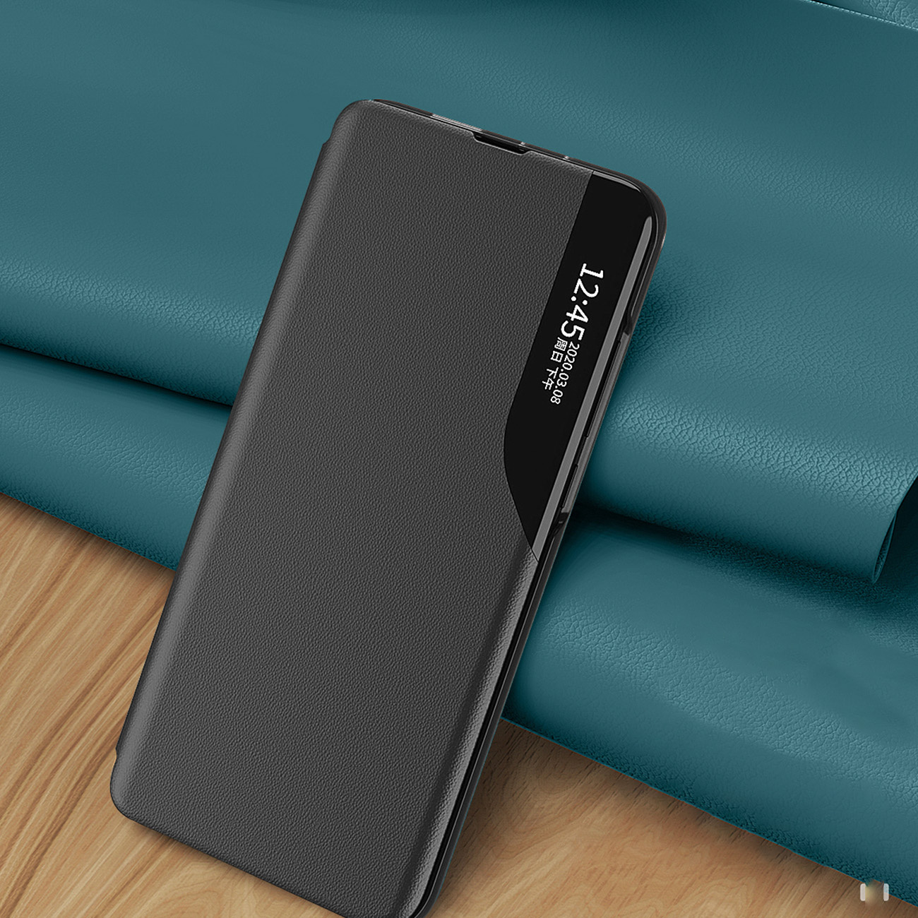 Pokrowiec Smart View Flip Cover niebieski Xiaomi Redmi Note 12 5G / 11 Pokrowiec Smart View Flip Cover niebieski Xiaomi Redmi Note 12 5G / 11