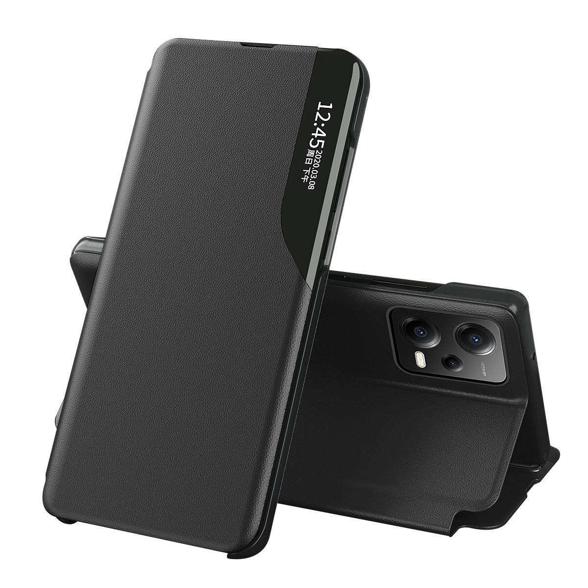 Pokrowiec Smart View Flip Cover niebieski Xiaomi Redmi Note 12 5G / 3 Pokrowiec Smart View Flip Cover niebieski Xiaomi Redmi Note 12 5G / 3