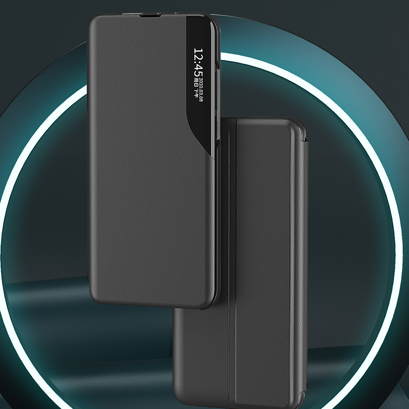 Pokrowiec Smart View Flip Cover niebieski Xiaomi Redmi Note 12 5G / 7 Pokrowiec Smart View Flip Cover niebieski Xiaomi Redmi Note 12 5G / 7