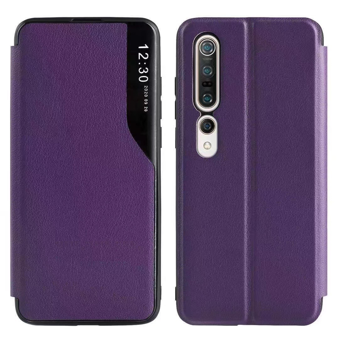 Pokrowiec Smart View TPU fioletowy Xiaomi Redmi Note 10S