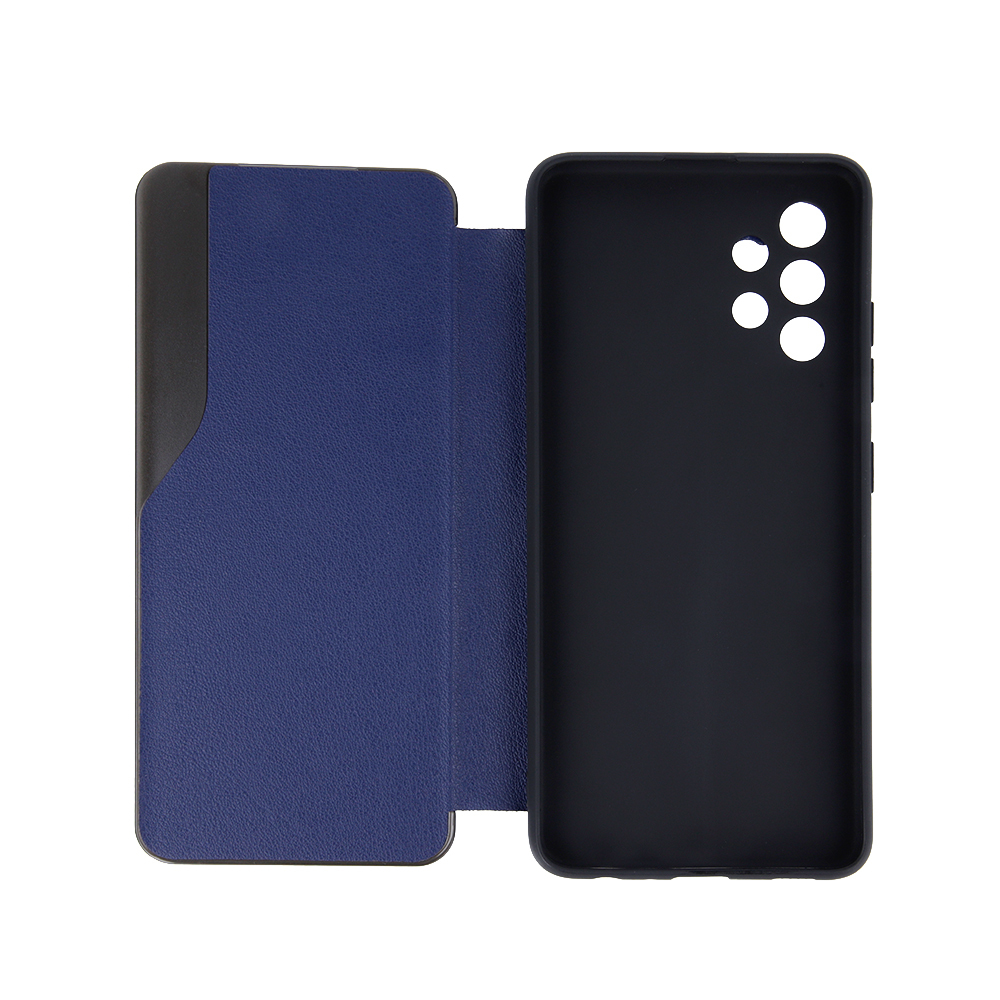 Pokrowiec Smart View TPU granatowe Samsung Galaxy A22 5G / 5