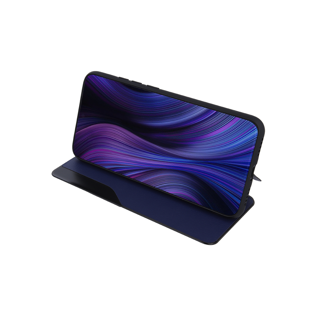 Pokrowiec Smart View TPU granatowe Samsung Galaxy S22 Ultra / 9