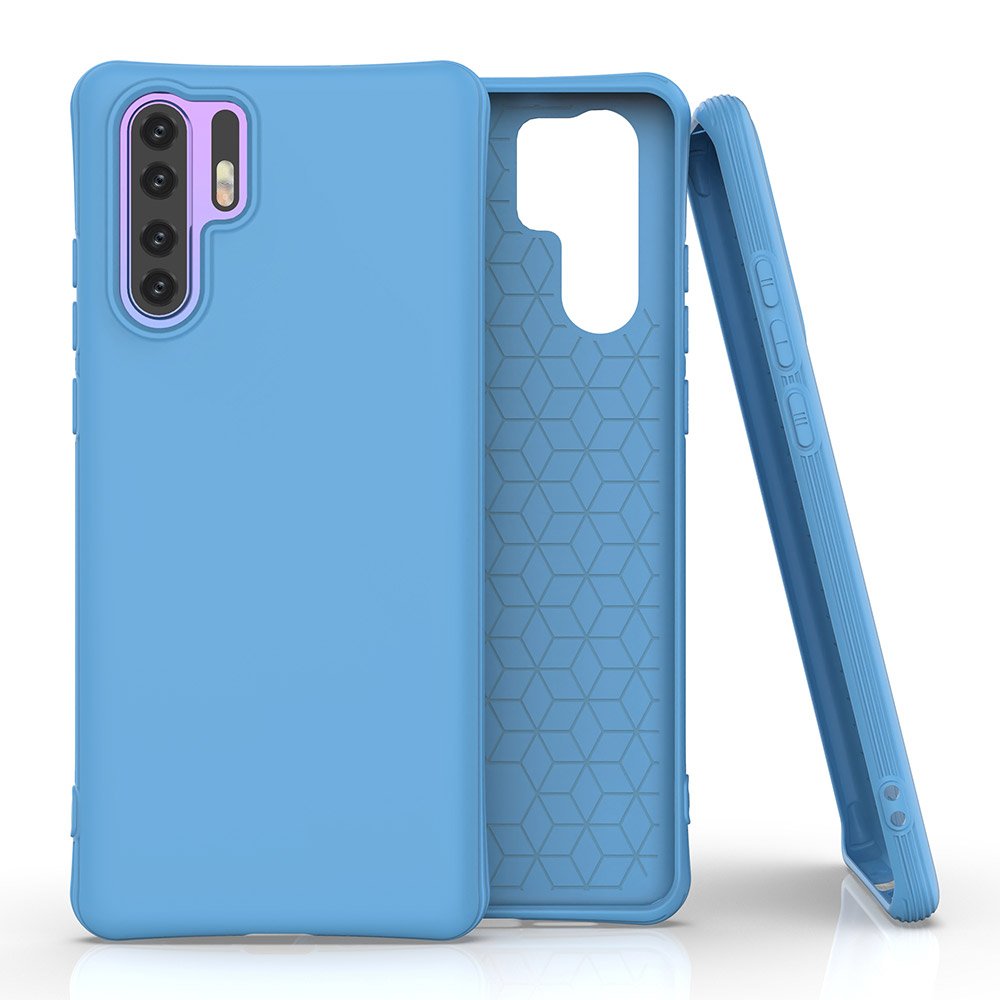 Pokrowiec Soft Case niebieski Huawei P30 Pro
