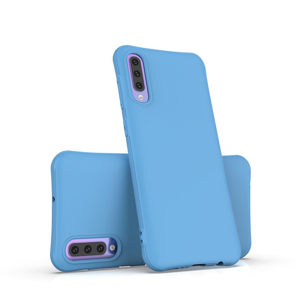 Pokrowiec Soft Case niebieski Samsung Galaxy A50s / 5