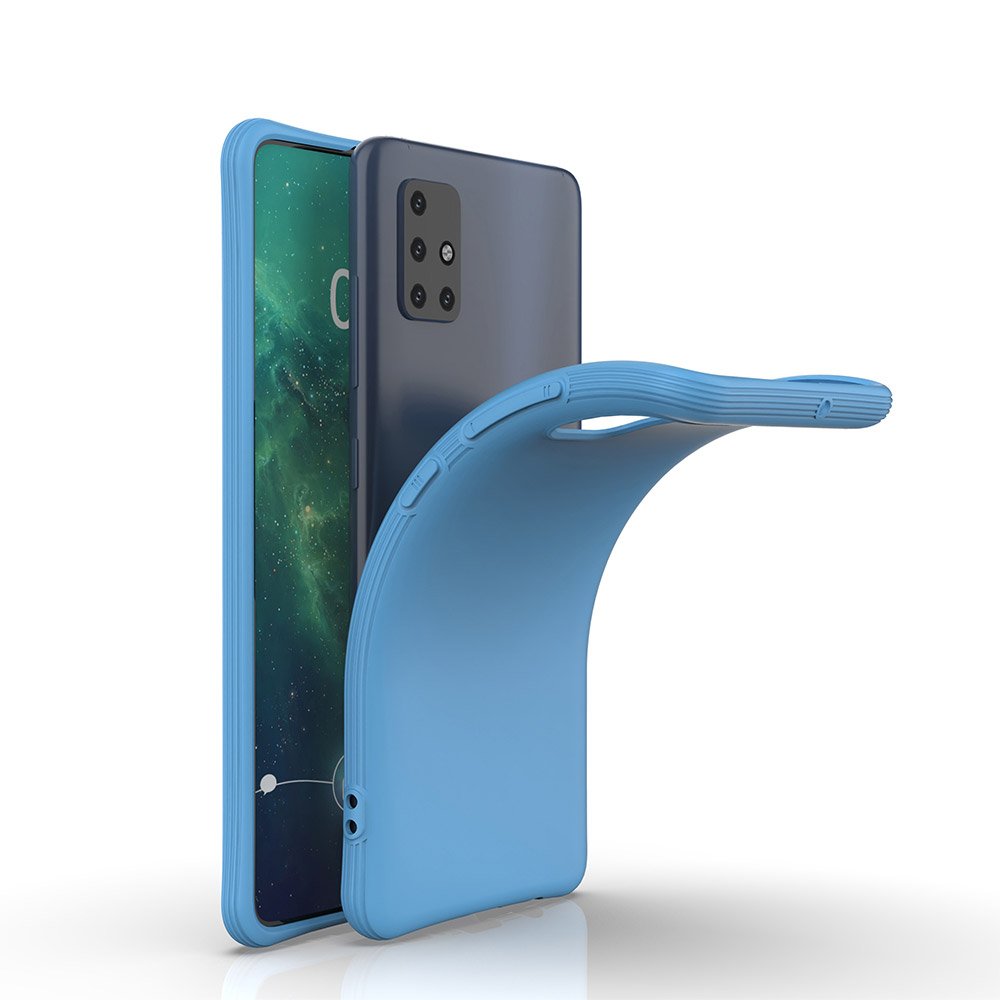 Pokrowiec Soft Case niebieski Samsung Galaxy A51 / 2