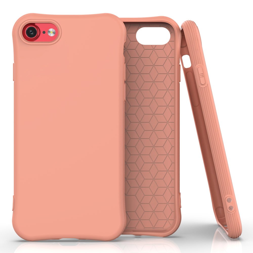 Pokrowiec Soft Case pomara�czowy Apple iPhone 8