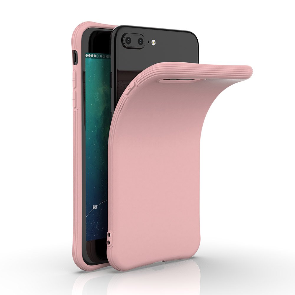 Pokrowiec Soft Case różowy Apple iPhone 8 Plus / 5 Pokrowiec Soft Case różowy Apple iPhone 8 Plus / 5
