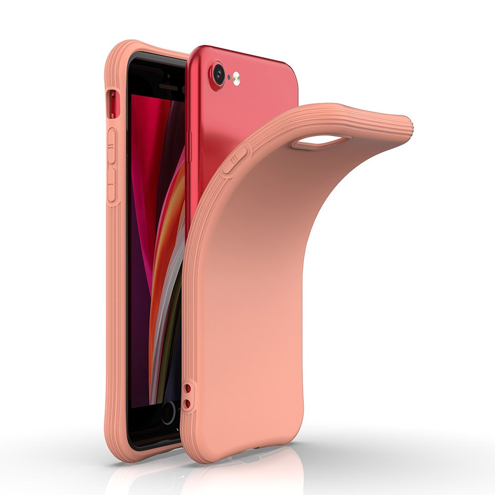 Pokrowiec Soft Case rowy Apple iPhone SE 2020 / 2