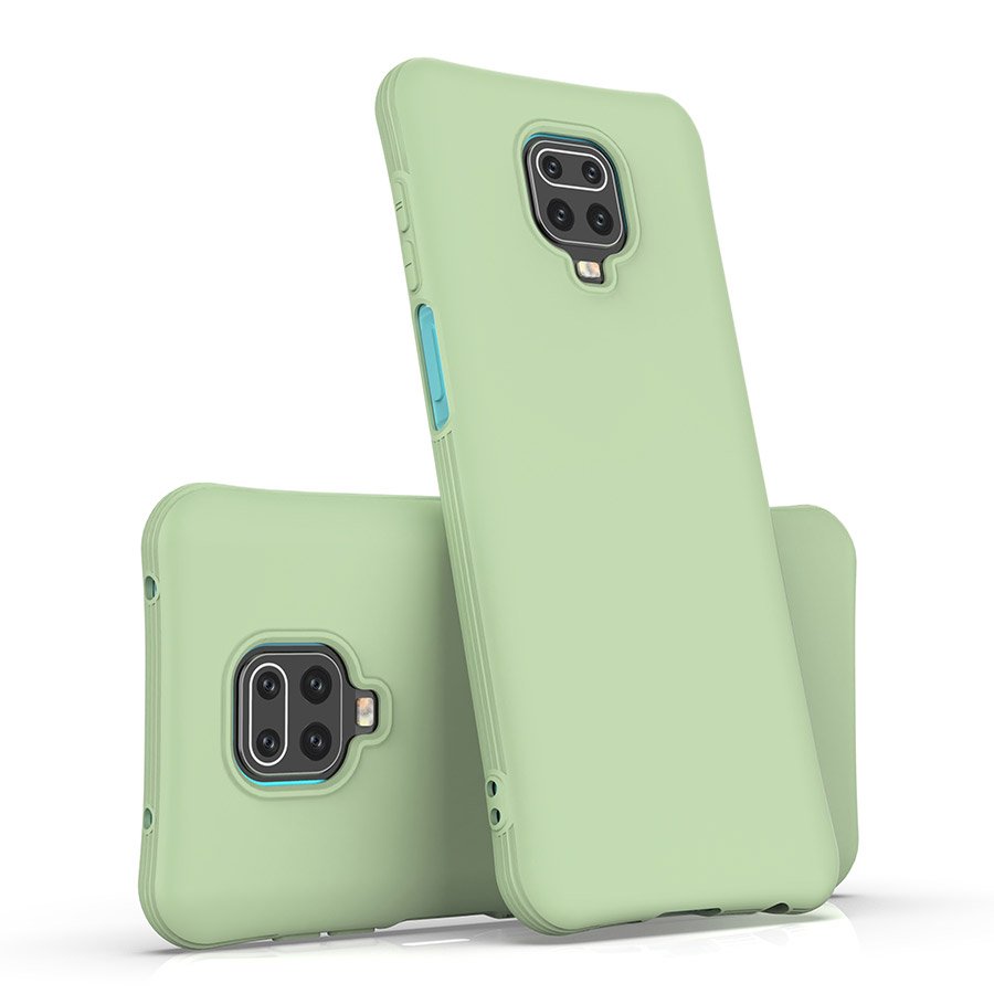 Pokrowiec Soft Case zielony Xiaomi Redmi Note 9 Pro / 5