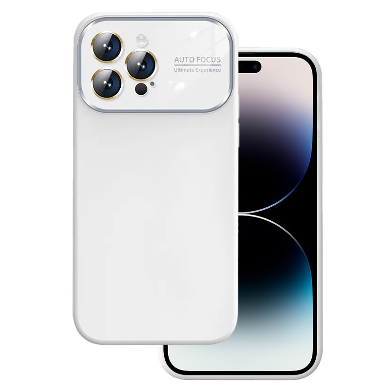 Pokrowiec Soft Silicone Lens Case biay Apple iPhone 11