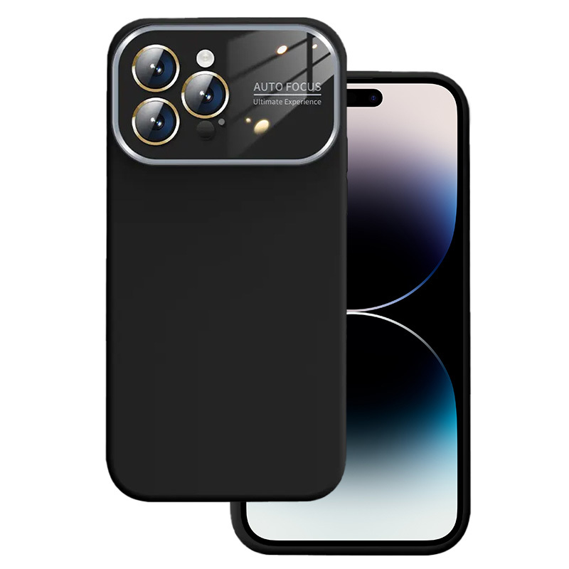 Pokrowiec Soft Silicone Lens Case czarny Apple iPhone 11