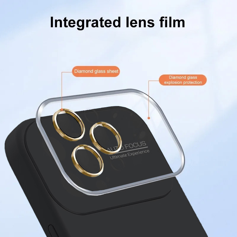 Pokrowiec Soft Silicone Lens Case czarny Apple iPhone 11 / 4