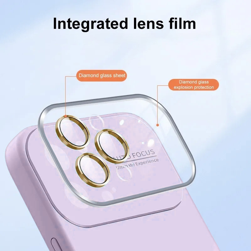 Pokrowiec Soft Silicone Lens Case jasnofioletowy Apple iPhone 12 / 4