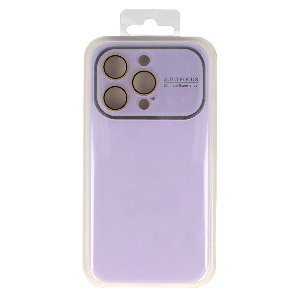 Pokrowiec Soft Silicone Lens Case jasnofioletowy Apple iPhone 12 / 6