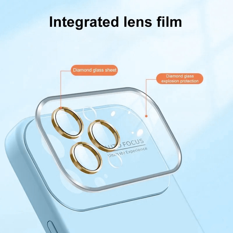 Pokrowiec Soft Silicone Lens Case jasnoniebieski Apple iPhone 11 / 4