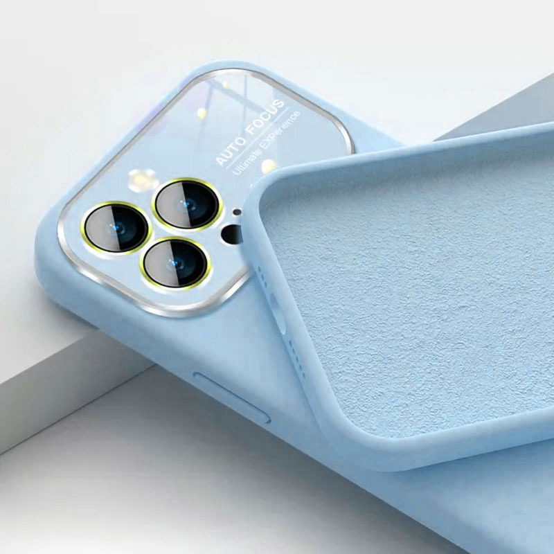 Pokrowiec Soft Silicone Lens Case jasnoniebieski Apple iPhone 13 / 2