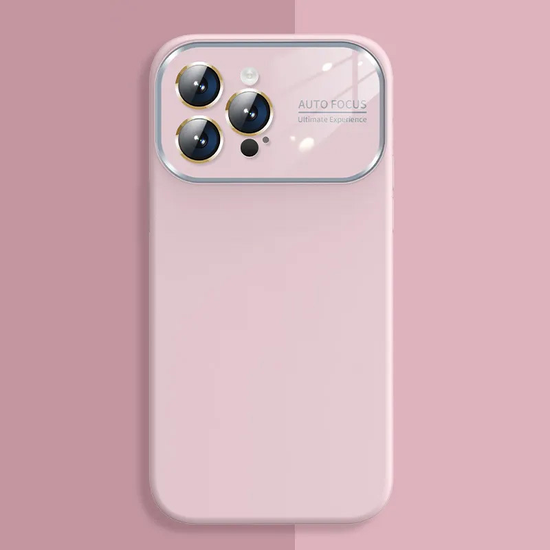 Pokrowiec Soft Silicone Lens Case jasnorowy Apple iPhone 14 / 3