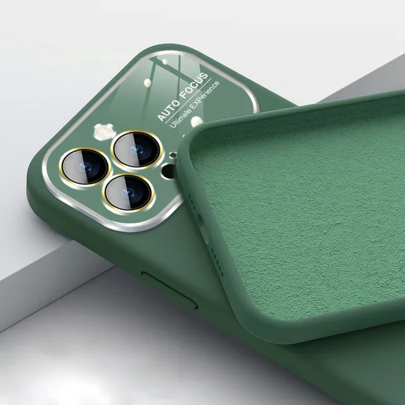 Pokrowiec Soft Silicone Lens Case zielony Apple iPhone 13 / 2