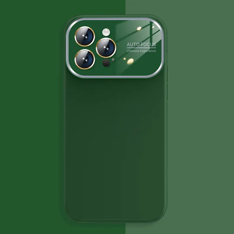 Pokrowiec Soft Silicone Lens Case zielony Apple iPhone 13 / 3