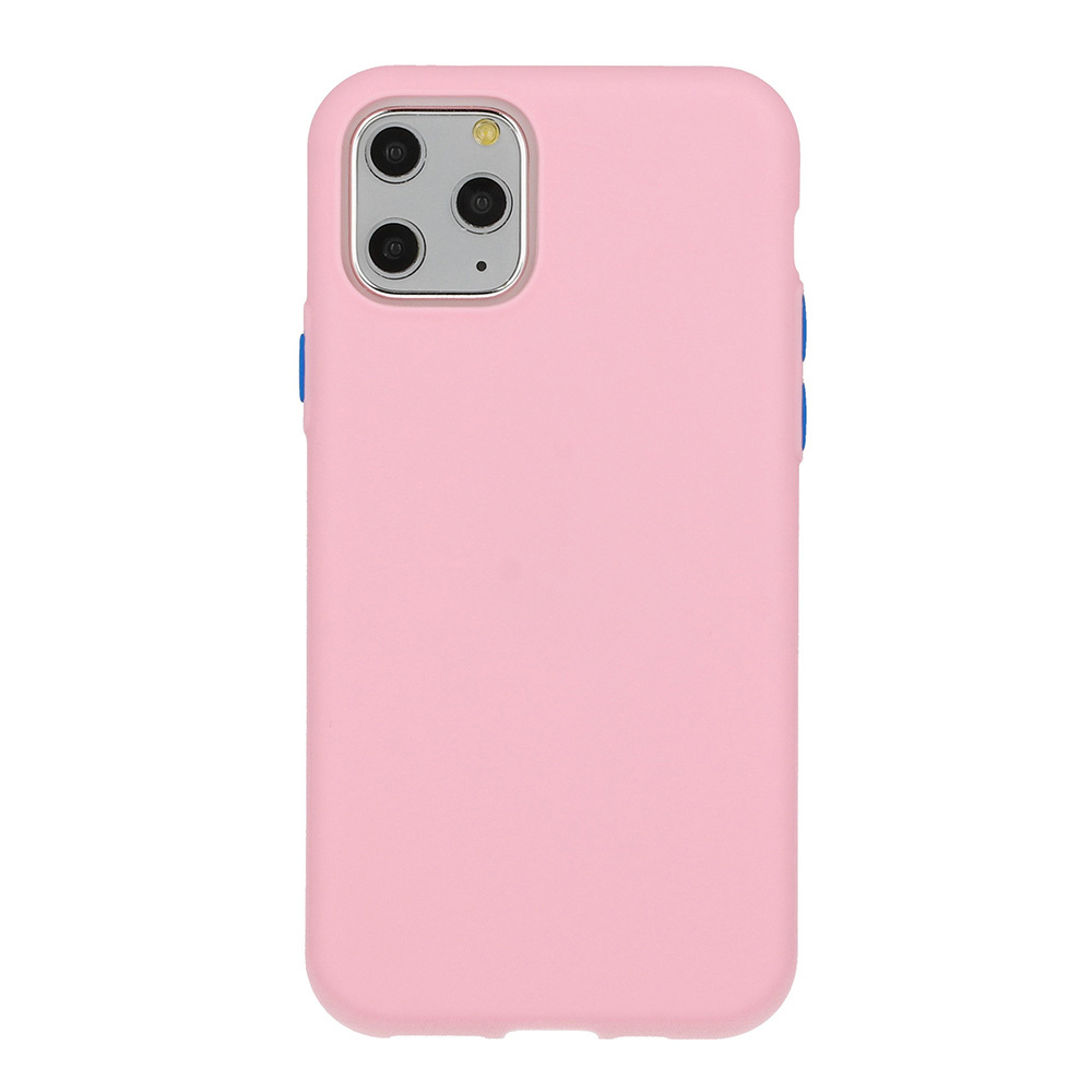 Pokrowiec Solid Silicone Case jasnorowy Apple iPhone 12 Mini