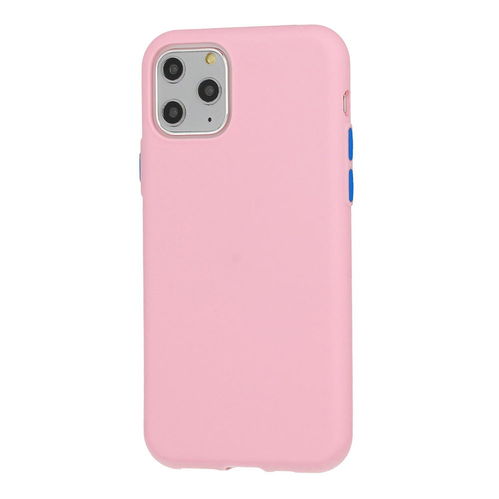 Pokrowiec Solid Silicone Case jasnor�owy Apple iPhone 8 / 2