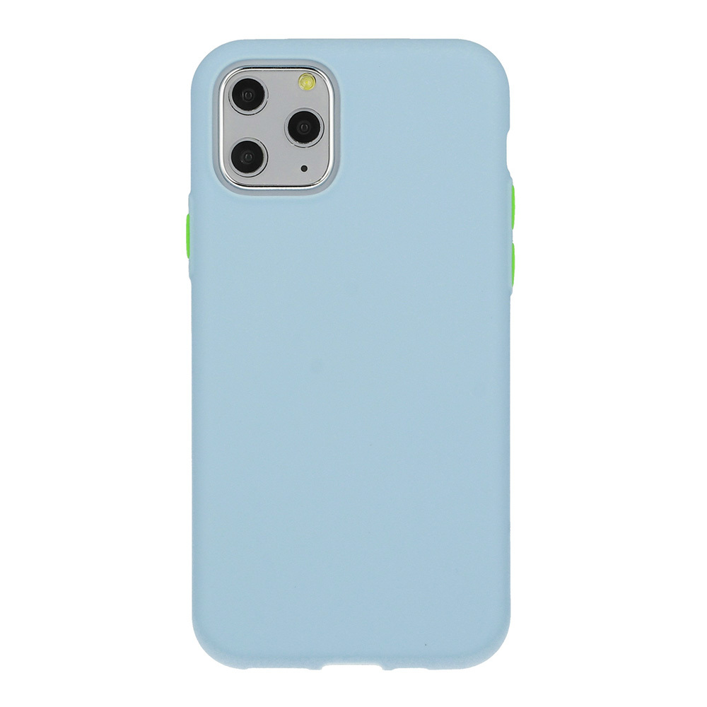 Pokrowiec Solid Silicone Case niebieski Motorola Moto G8 Power Lite