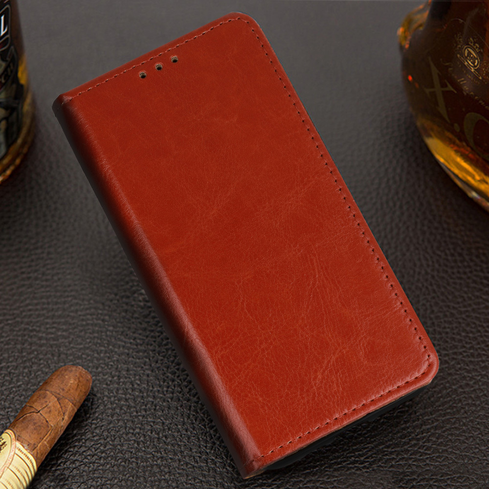 Pokrowiec Special Book brzowy Xiaomi Redmi Note 10 Pro / 8