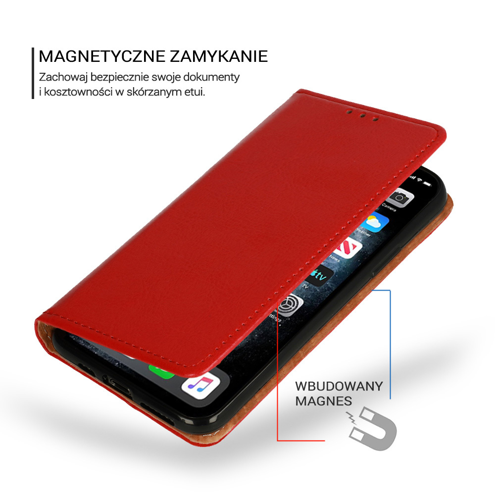 Pokrowiec Special Book czerwony Samsung Galaxy i5700 (Spica, Portal, Lite) / 7