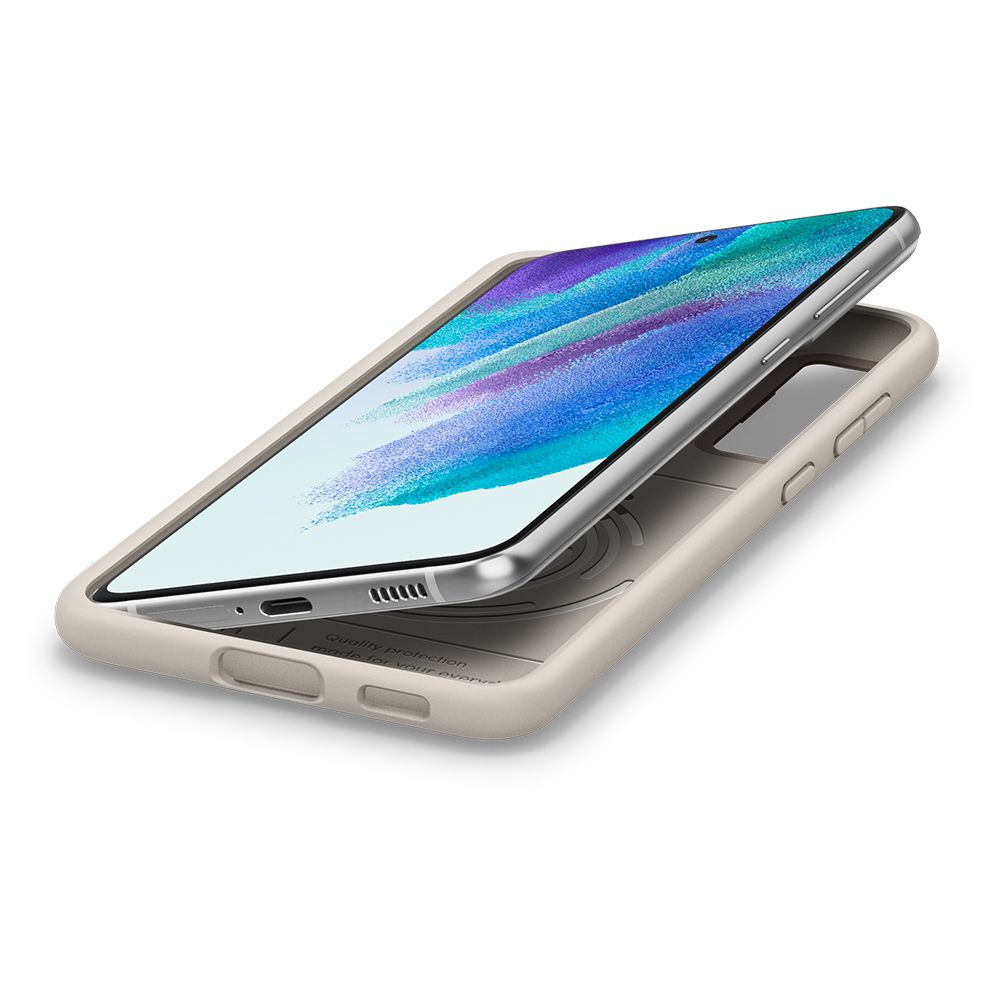 Pokrowiec Spigen Cyrill Color Brick beowy Samsung Galaxy S21 FE 5G / 9