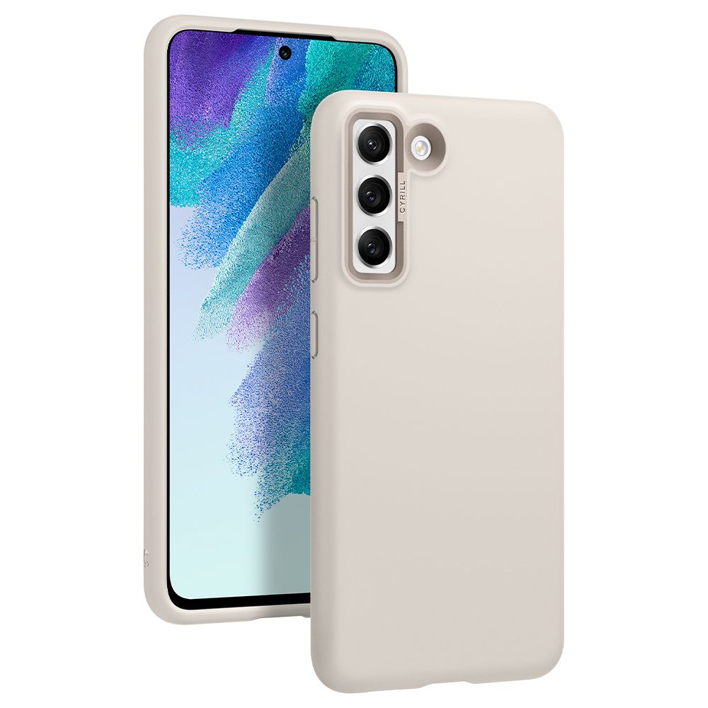 Pokrowiec Spigen Cyrill Color Brick be�owy Samsung S21 FE / 10