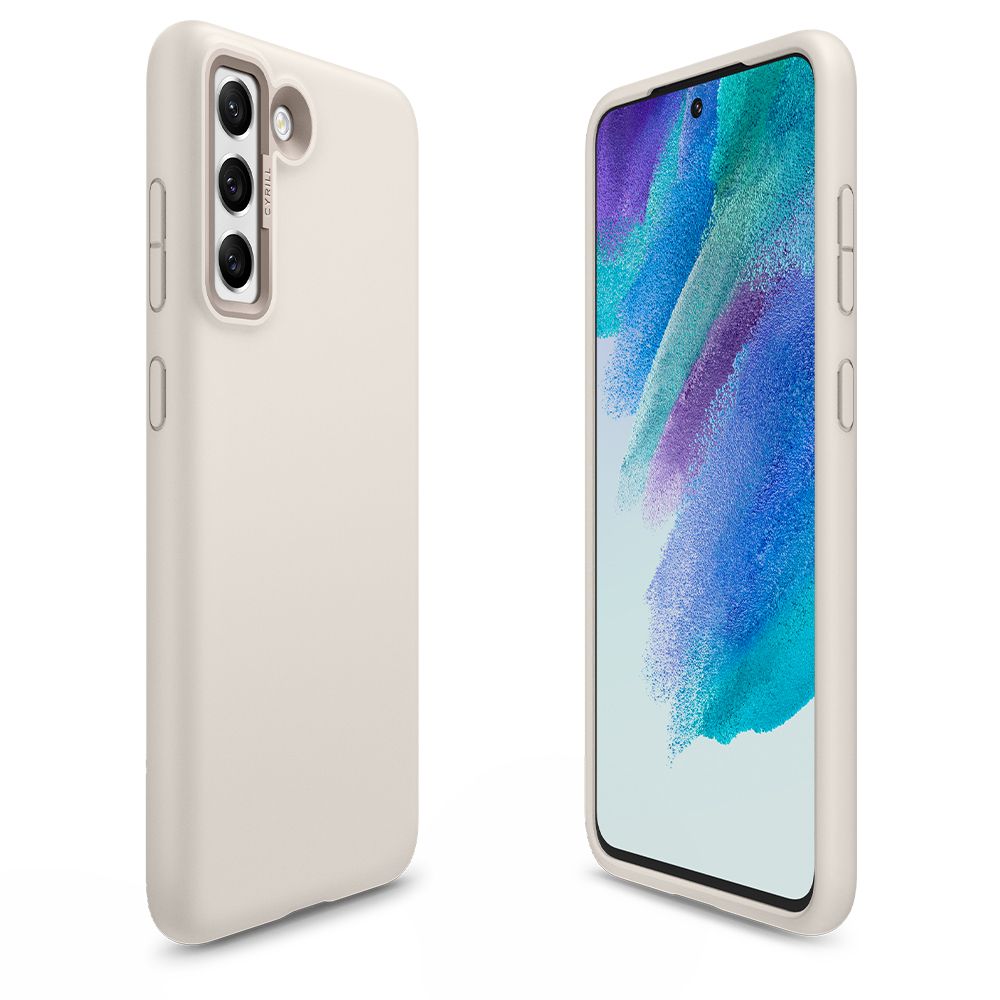 Pokrowiec Spigen Cyrill Color Brick be�owy Samsung S21 FE / 7