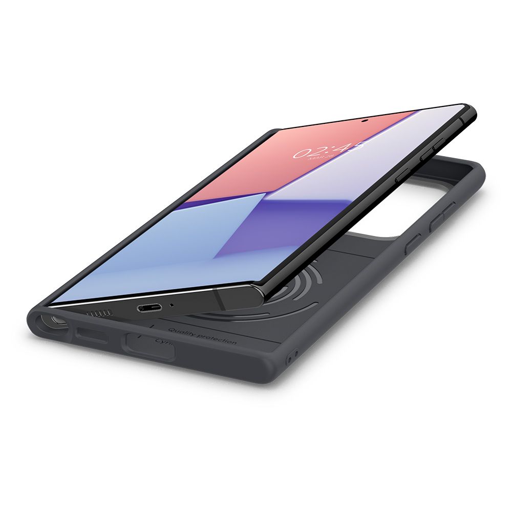 Pokrowiec Spigen Cyrill Color Brick czarny Samsung Galaxy S22 Ultra / 9