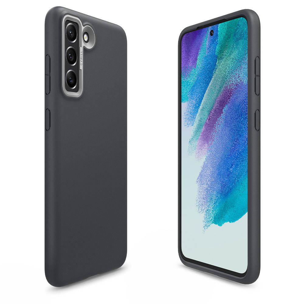 Pokrowiec Spigen Cyrill Color Brick czarny Samsung S21 FE / 7