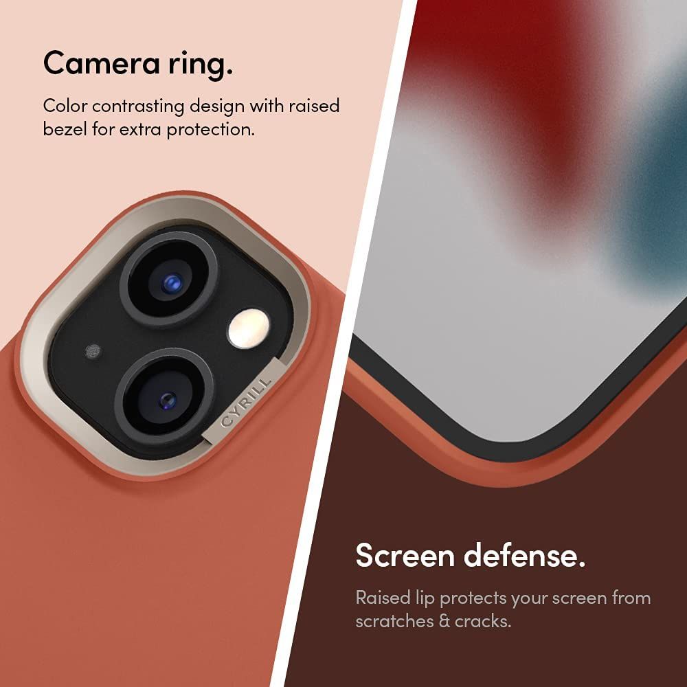 Pokrowiec Spigen Cyrill Color Brick czerwony Apple iPhone 13 / 2