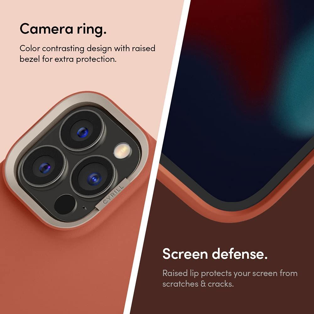 Pokrowiec Spigen Cyrill Color Brick czerwony Apple iPhone 13 Pro Max / 3