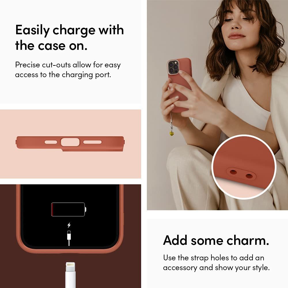 Pokrowiec Spigen Cyrill Color Brick czerwony Apple iPhone 13 Pro Max / 4