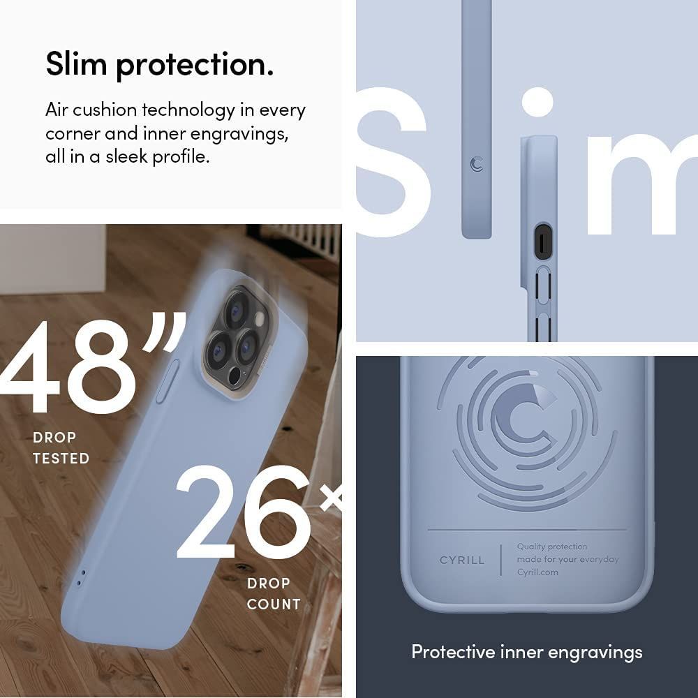 Pokrowiec Spigen Cyrill Color Brick niebieski Apple iPhone 13 Pro / 7