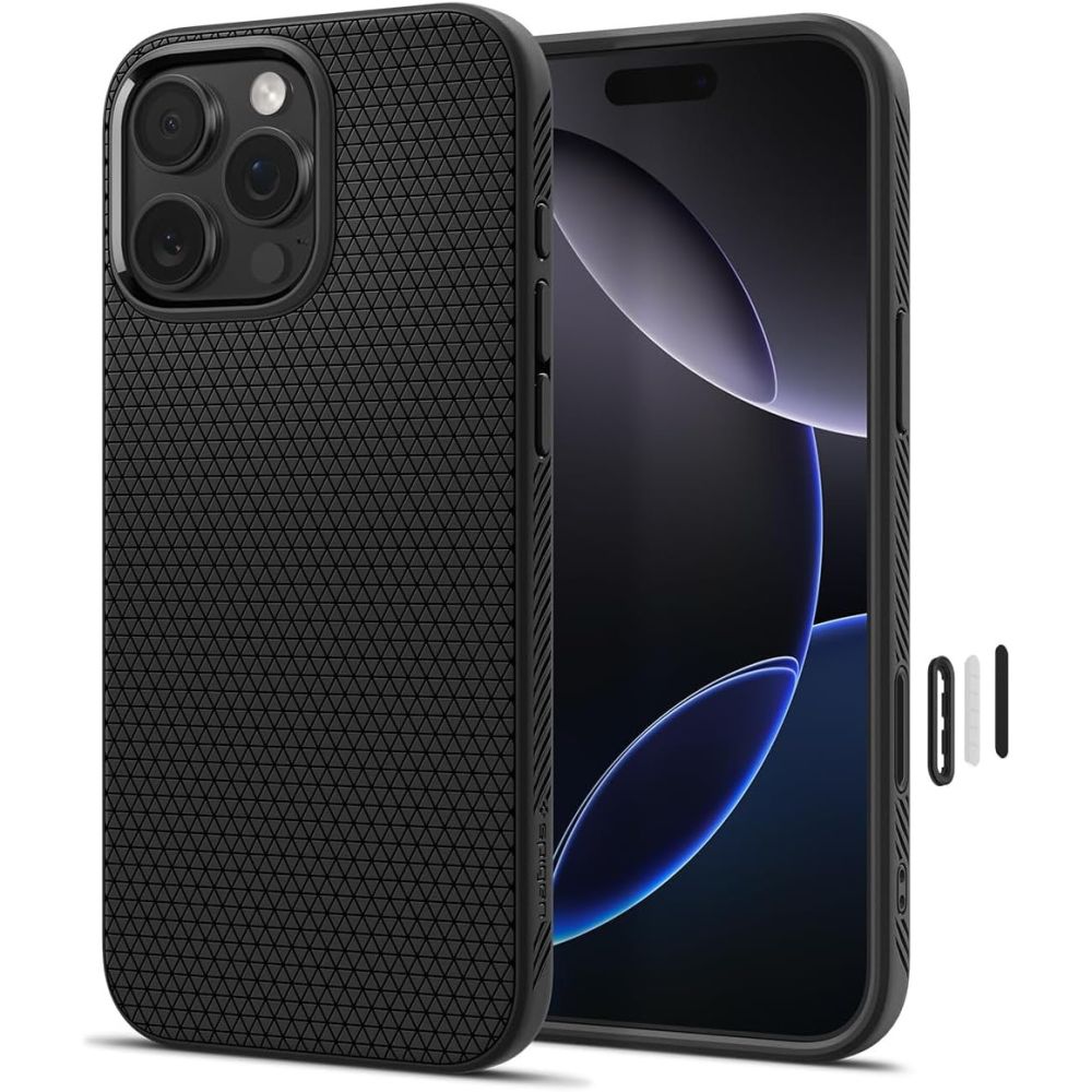 Pokrowiec Spigen Liquid Air czarny Apple iPhone 16 Pro Max Pokrowiec Spigen Liquid Air czarny Apple iPhone 16 Pro Max