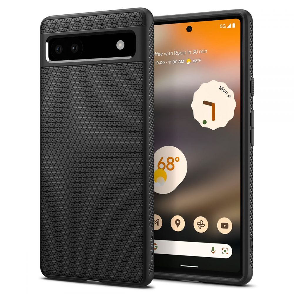 Pokrowiec Spigen Liquid Air czarny Google Pixel 6a