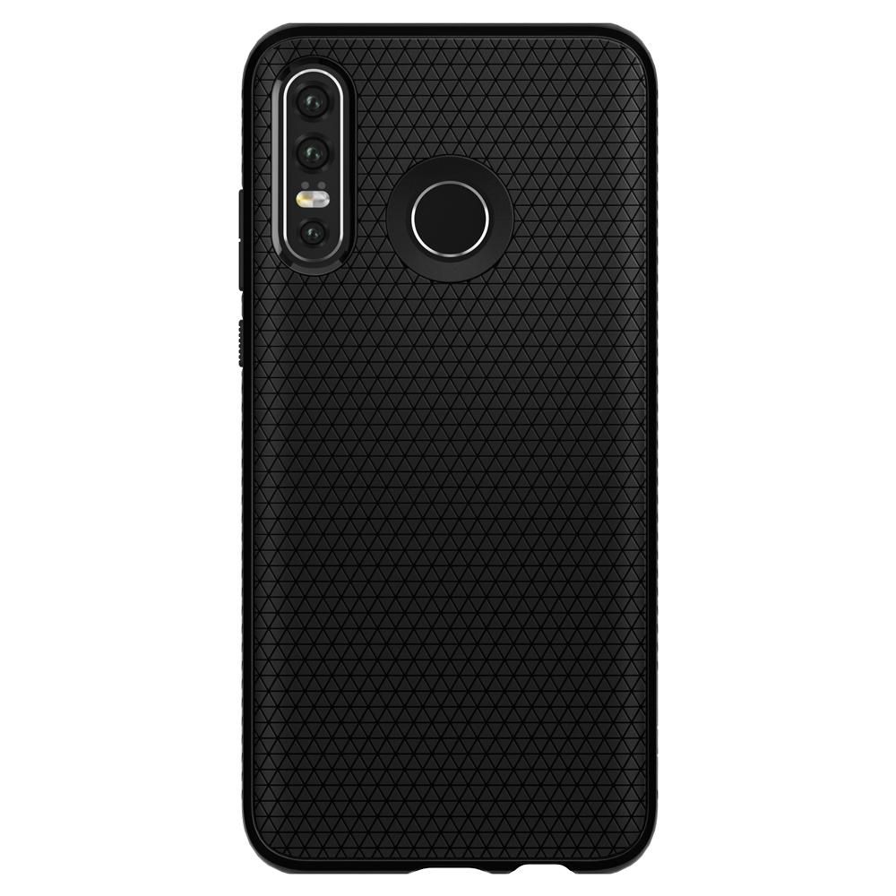 Pokrowiec Spigen Liquid Air czarny Huawei P30 Lite / 4