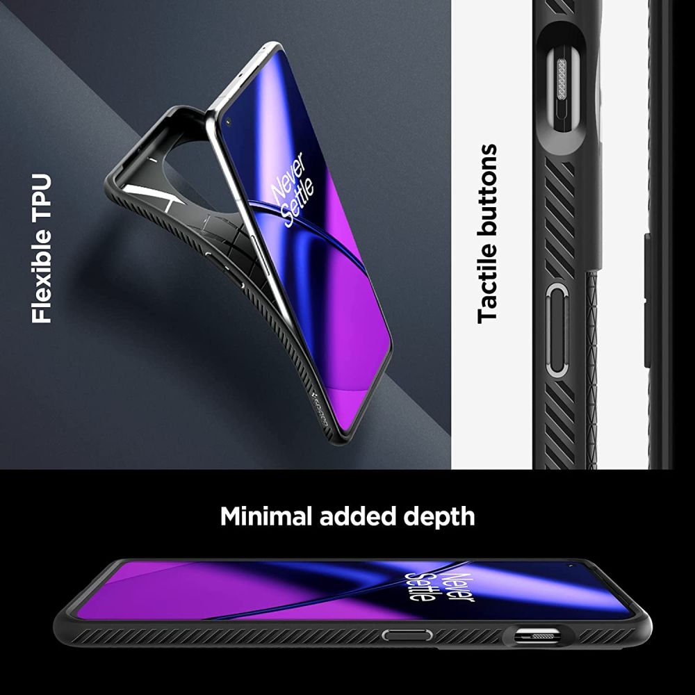Pokrowiec Spigen Liquid Air czarny OnePlus 11 5G / 2